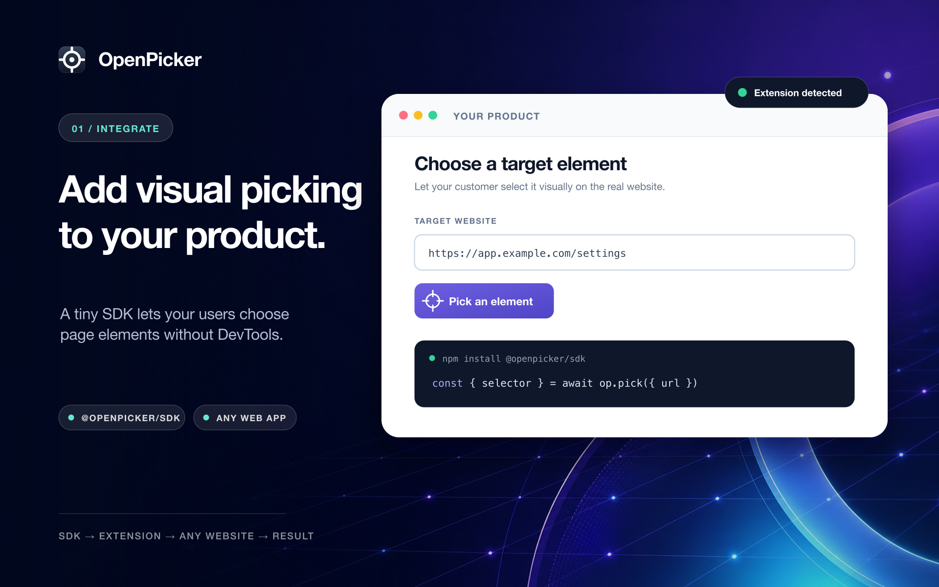 Getting started | OpenPicker